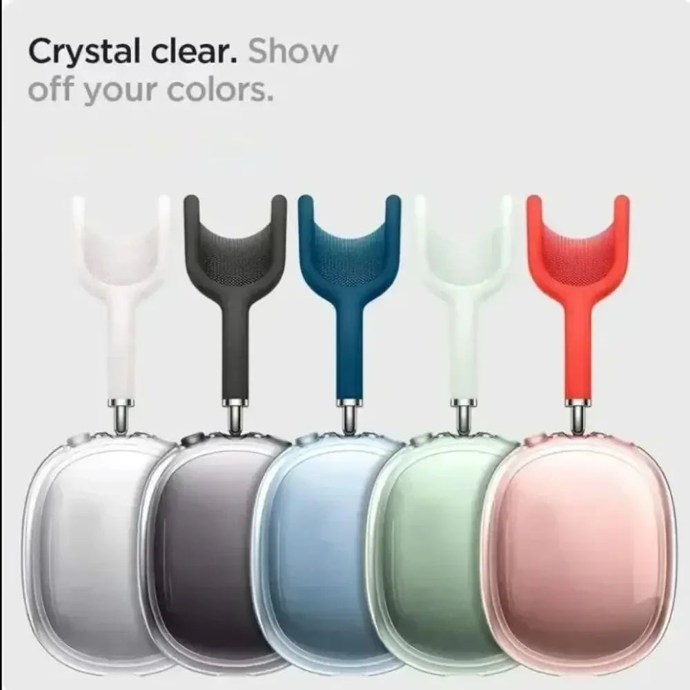 3 in 1 Soft Silicone Skin Protector Headphones Case For Airpods Max Cases Anti Scratch Shockproof Earphone Cover Accessories
