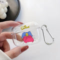 Case For Airpods Pro3 1 2 Pro2 Pro 4 3 Clear Earphone Cases Cover The Simpsons Sleep