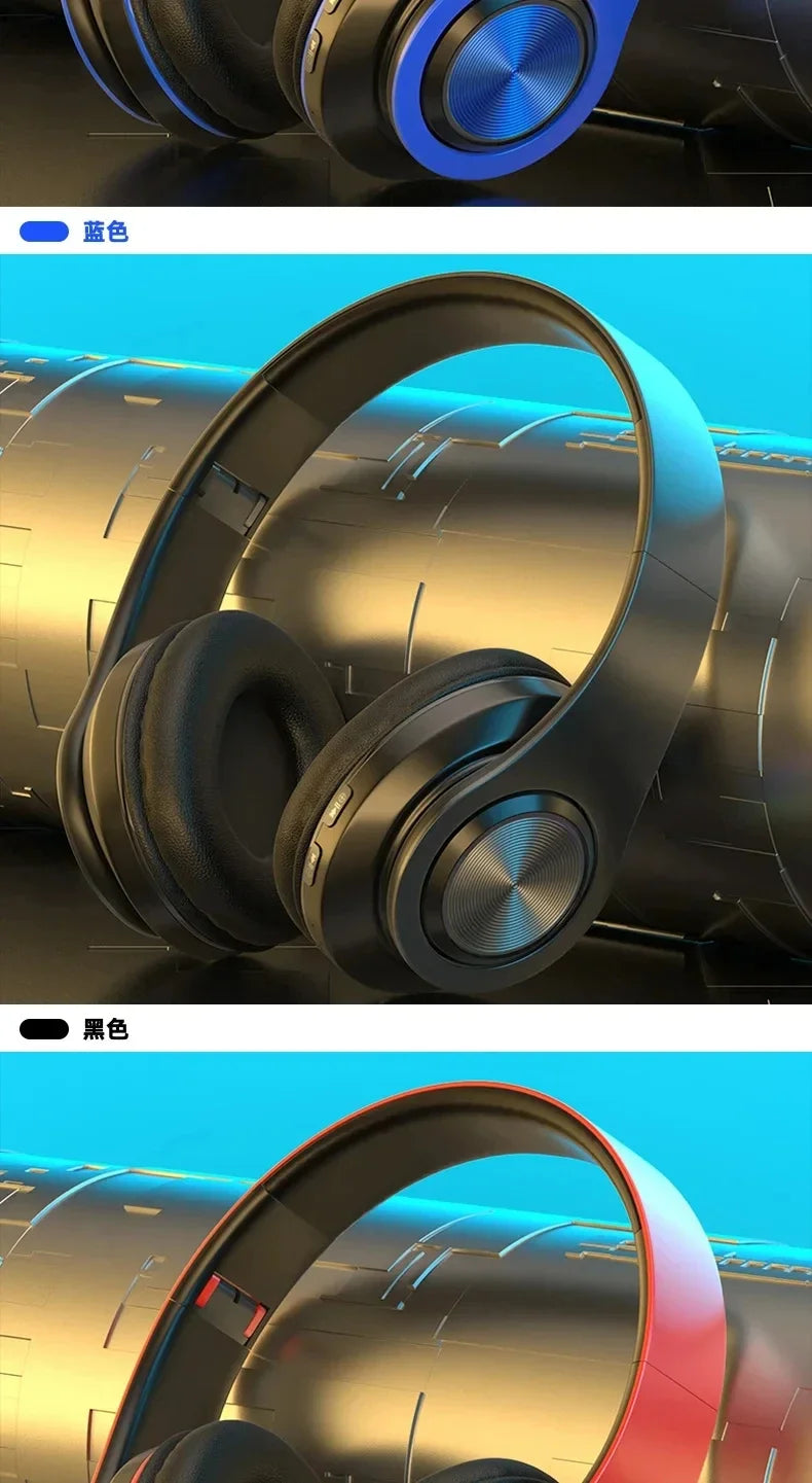 B39 Head-mounted Wireless Bluetooth Headphones With Mic Noise Cancelling Headsets Stereo Sport Gaming Earphones New