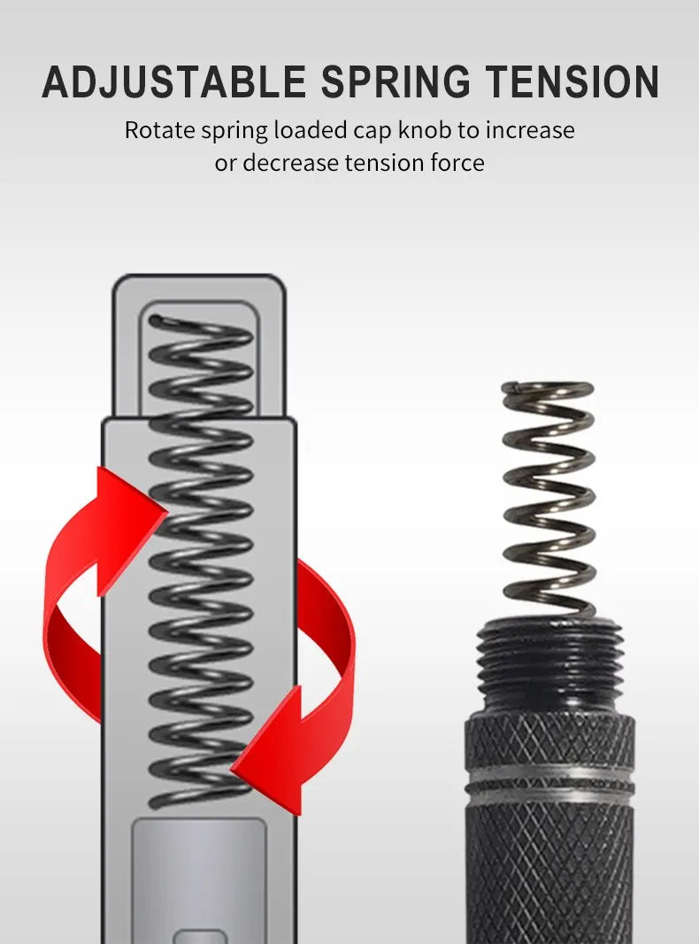 2pc Spring Type Automatic Center Punch Locator Glass Striker Window Breaker Punch Centering Punch Punch Tool