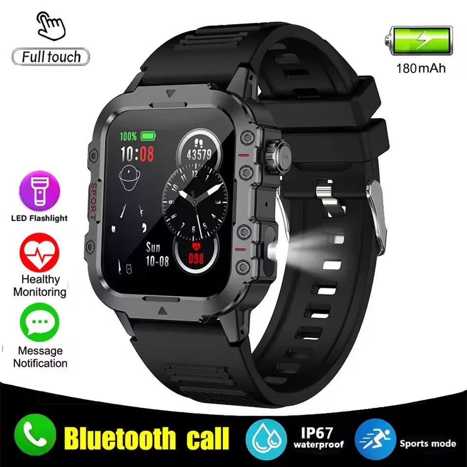 2024 Smart Watch Android Phone 1.44'' Inch Color Screen Bluetooth Call Blood Oxygen/Pressure Monitoring Smart Watch Women Men
