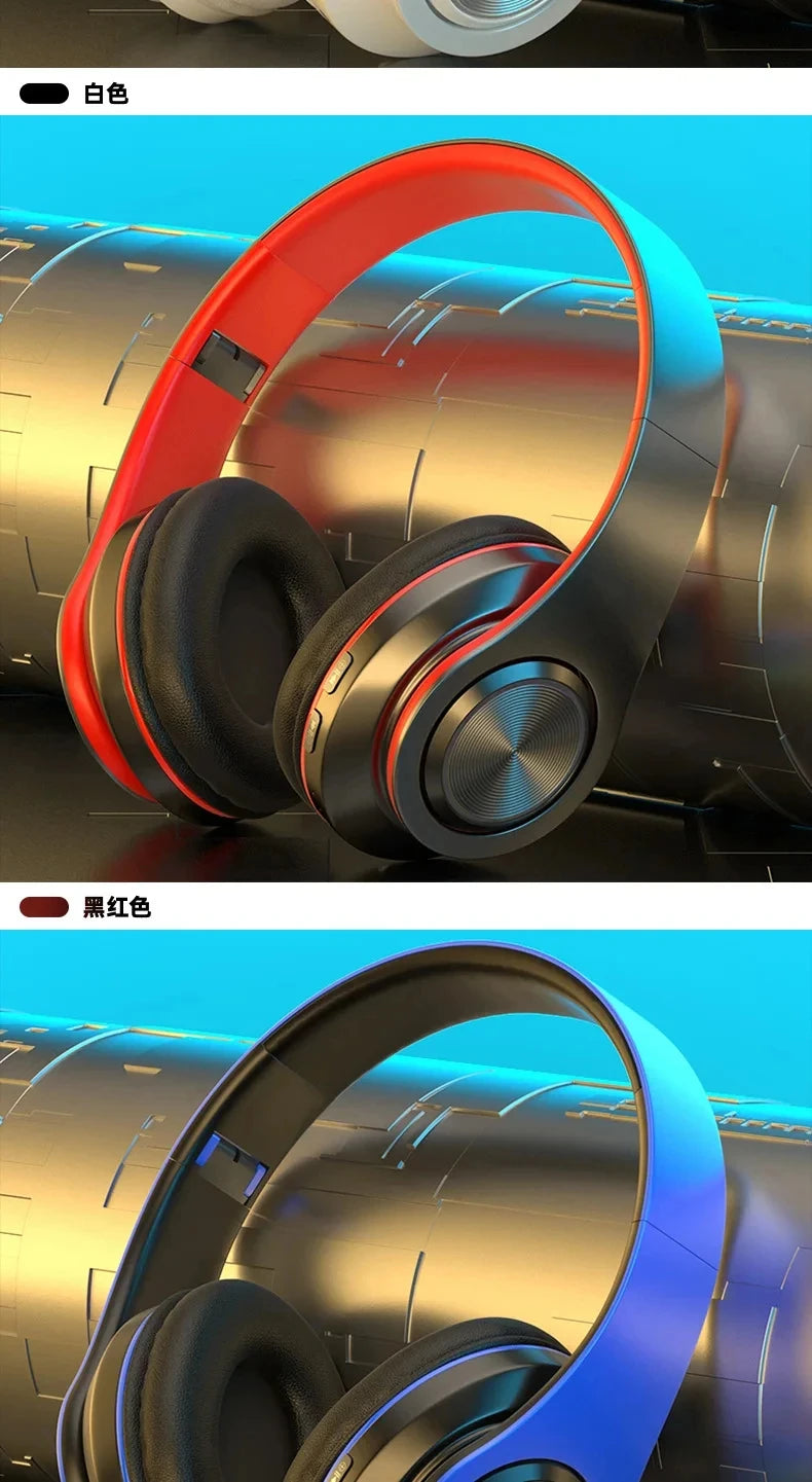B39 Head-mounted Wireless Bluetooth Headphones With Mic Noise Cancelling Headsets Stereo Sport Gaming Earphones New