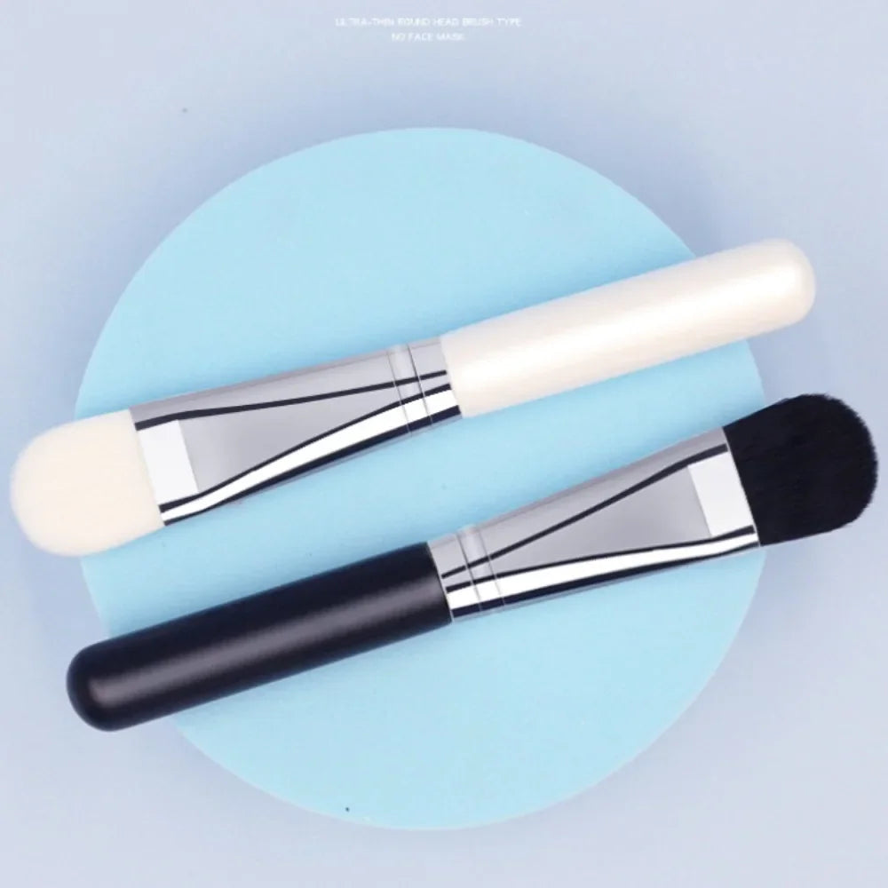 Face Mask Brush Flat Soft Hair Facial Cleansing Skin Care Blender Foundation Applicator Concealer Brush Beauty Makeup Tool