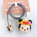 4Pcs Set Cable Protector for iPhone / iPad 18W/20W Charger Protector Case 3D Cartoon Cable Management Phone Wire Cord Organizers