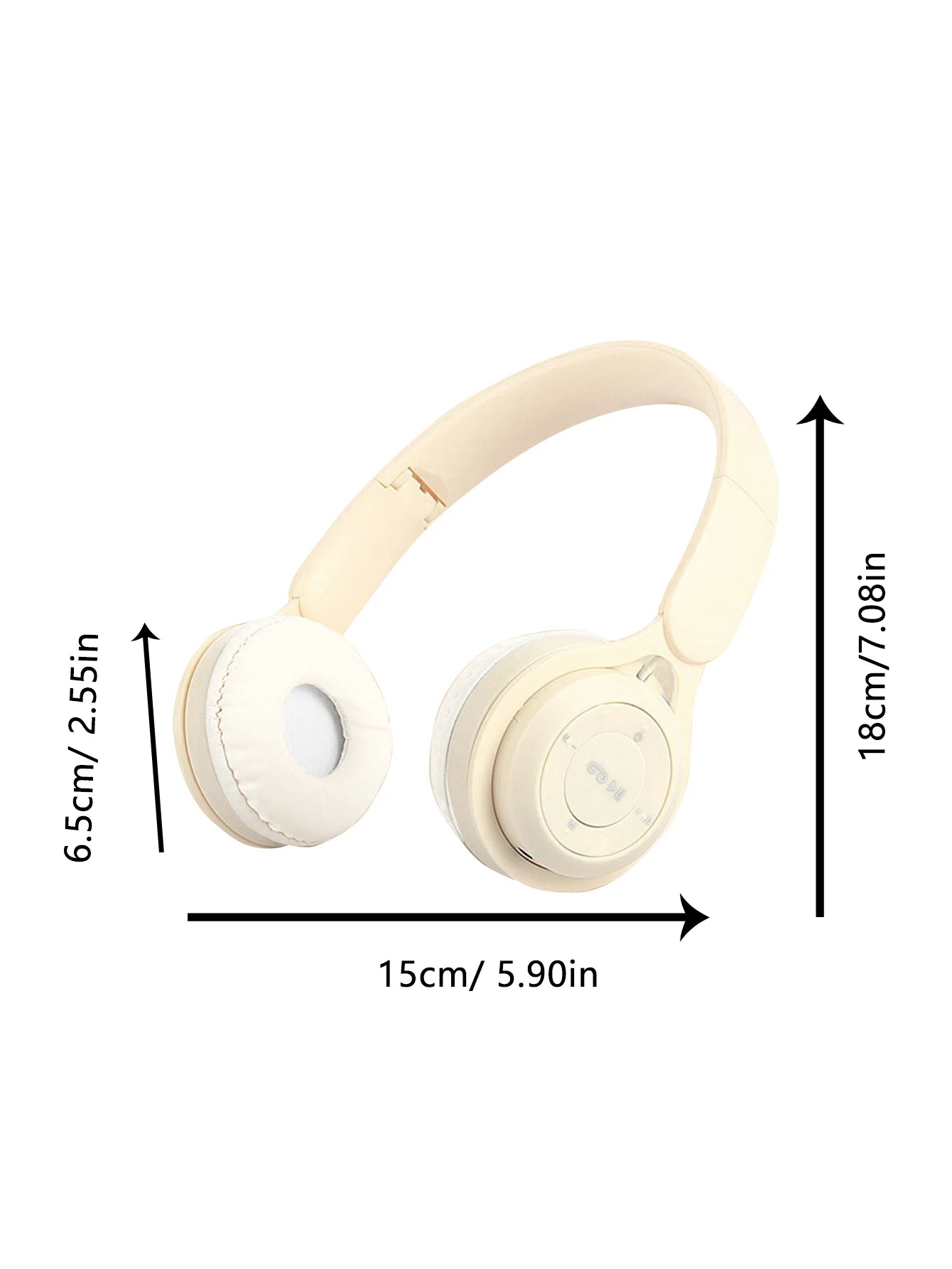 Head-mounted Bluetooth headphones, HiFi sound quality, seamless game delay, foldable portable Bluetooth headphones