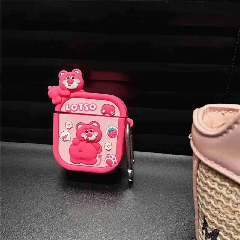 3D Cartoon Silicone Cases For Airpods 1 2 Air pods 3rd Protective Bluetooth Wireless Earphone Charging Cover For Airpods Pro 2