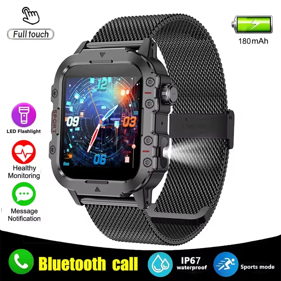 2024 Smart Watch Android Phone 1.44'' Inch Color Screen Bluetooth Call Blood Oxygen/Pressure Monitoring Smart Watch Women Men