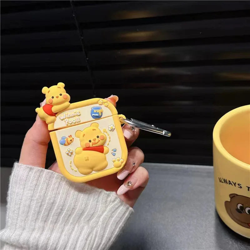 3D Cartoon Silicone Cases For Airpods 1 2 Air pods 3rd Protective Bluetooth Wireless Earphone Charging Cover For Airpods Pro 2