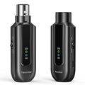Wireless Microphone Transmitter Receiver 2.4Ghz XLR System Mic Adapter for Audio Mixer Dynamic 48V Phantom Power Condenser