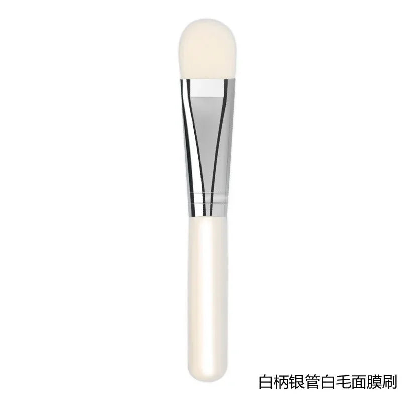 Face Mask Brush Flat Soft Hair Facial Cleansing Skin Care Blender Foundation Applicator Concealer Brush Beauty Makeup Tool