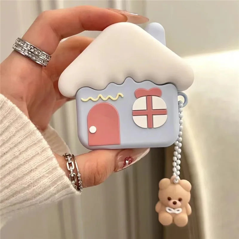 3D Cartoon Silicone Cases For Airpods 1 2 Air pods 3rd Protective Bluetooth Wireless Earphone Charging Cover For Airpods Pro 2