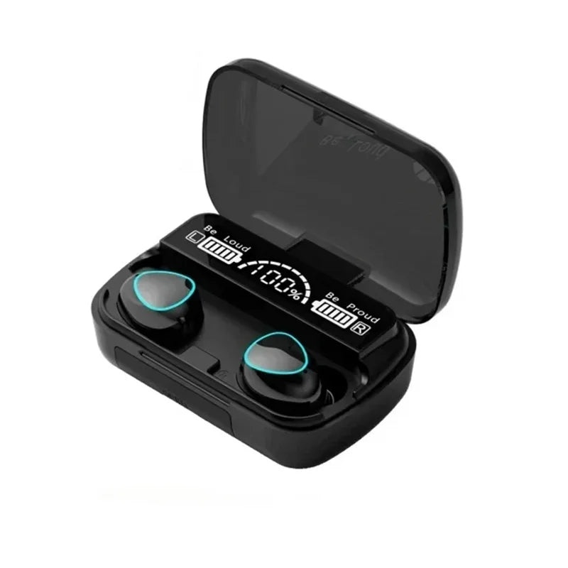 M10 Bluetooth Earphones Handfree LED Dispay Headphones Bluetooth HiFi Stereo Music Wireless Earbuds Waterproof Gaming Headset