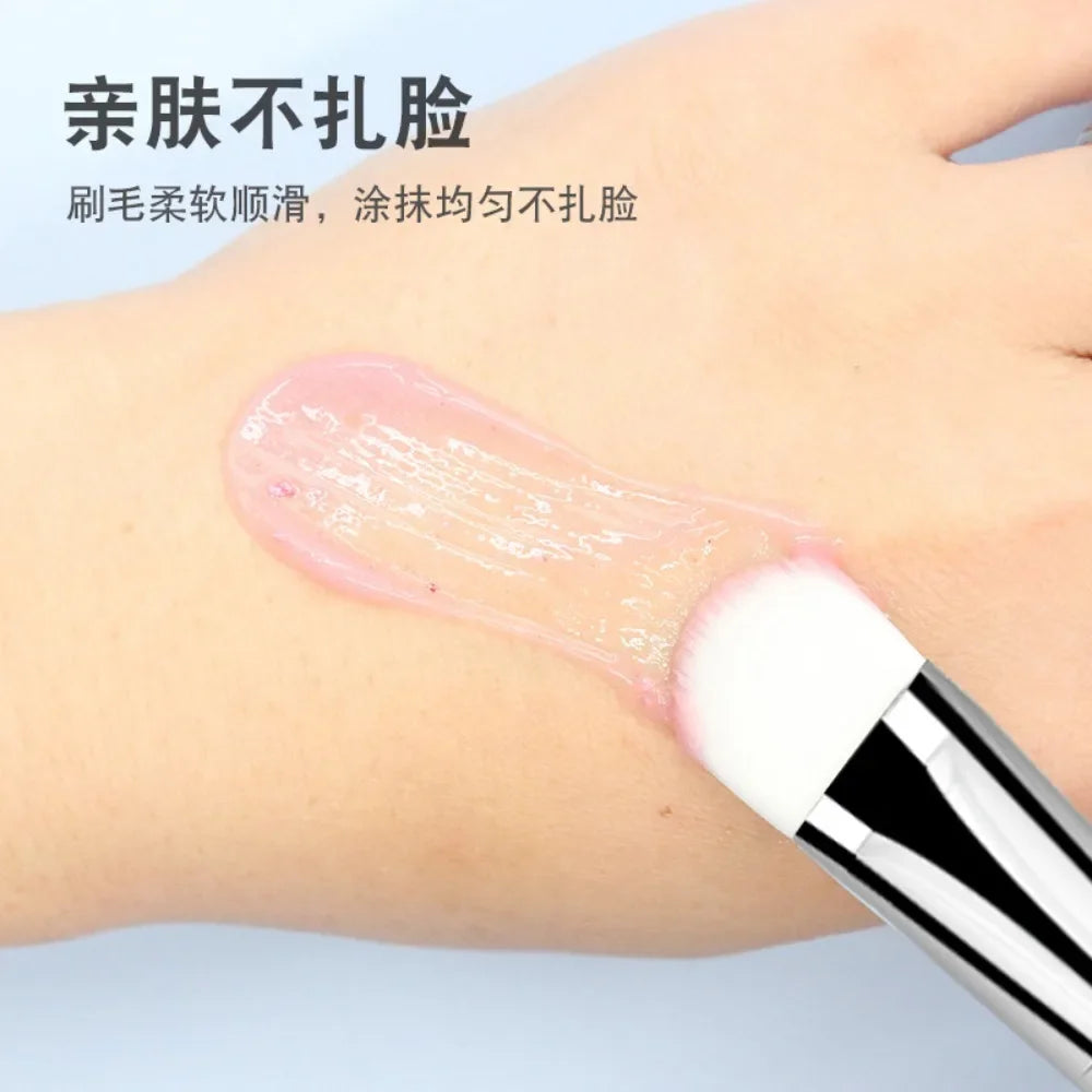 Face Mask Brush Flat Soft Hair Facial Cleansing Skin Care Blender Foundation Applicator Concealer Brush Beauty Makeup Tool