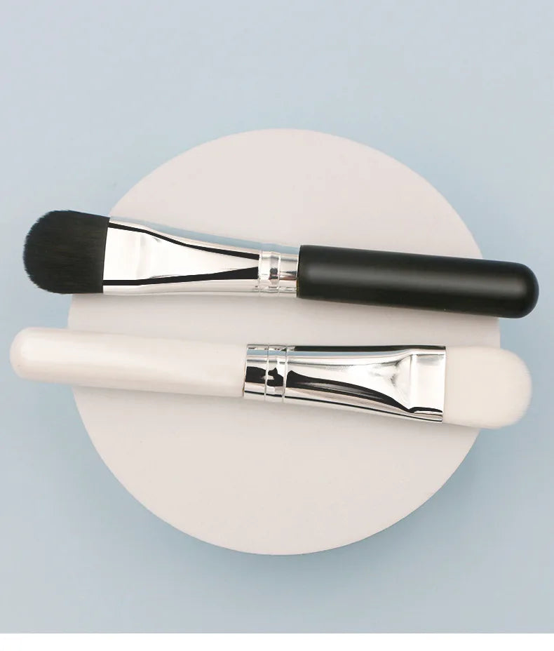 Face Mask Brush Flat Soft Hair Facial Cleansing Skin Care Blender Foundation Applicator Concealer Brush Beauty Makeup Tool