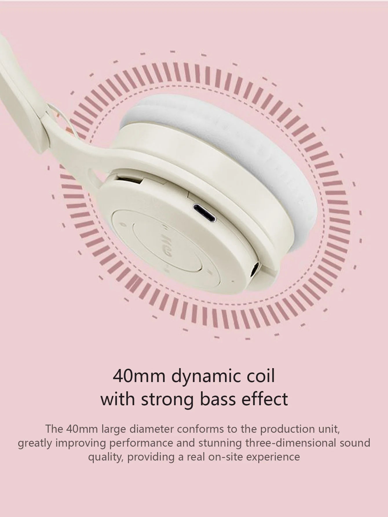 Head-mounted Bluetooth headphones, HiFi sound quality, seamless game delay, foldable portable Bluetooth headphones