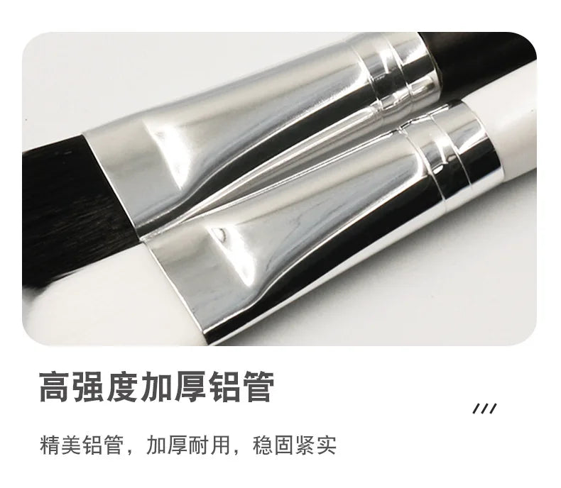 Face Mask Brush Flat Soft Hair Facial Cleansing Skin Care Blender Foundation Applicator Concealer Brush Beauty Makeup Tool