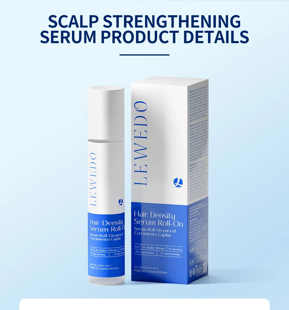 Bodywise Roll-on Ball Rosemary Hair Care Essence Nourishing Anti-Frizz Hair Serum Long-lasting Strengthening Scalp Treatment