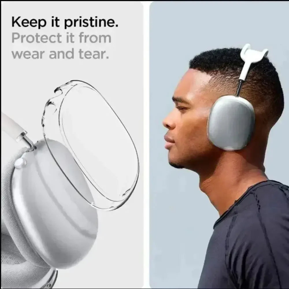3 in 1 Soft Silicone Skin Protector Headphones Case For Airpods Max Cases Anti Scratch Shockproof Earphone Cover Accessories