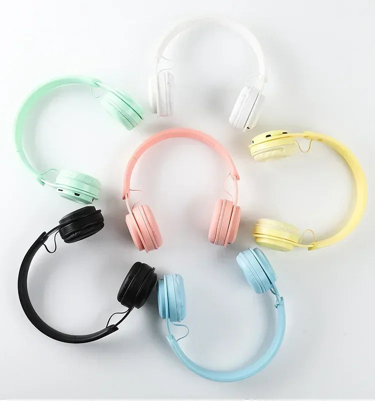 Stereo Y08 Headset 5.3 Bluetooth Headset Folding Wireless Sports Earphone Gaming Headsets Over-ear Headphones for Android ios