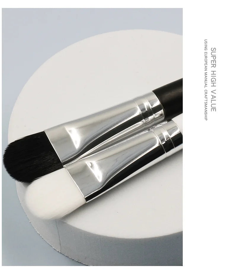 Face Mask Brush Flat Soft Hair Facial Cleansing Skin Care Blender Foundation Applicator Concealer Brush Beauty Makeup Tool