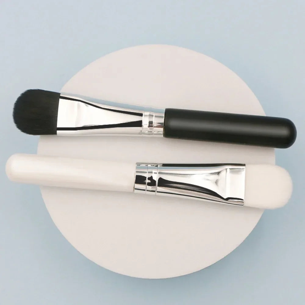 Face Mask Brush Flat Soft Hair Facial Cleansing Skin Care Blender Foundation Applicator Concealer Brush Beauty Makeup Tool