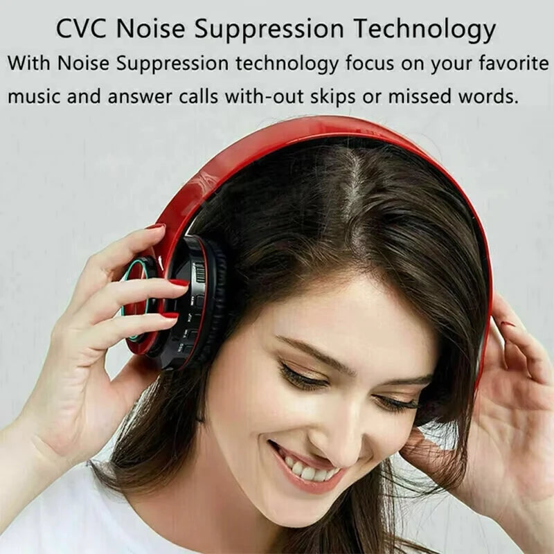 B39 Head-mounted Wireless Bluetooth Headphones With Mic Noise Cancelling Headsets Stereo Sport Gaming Earphones New