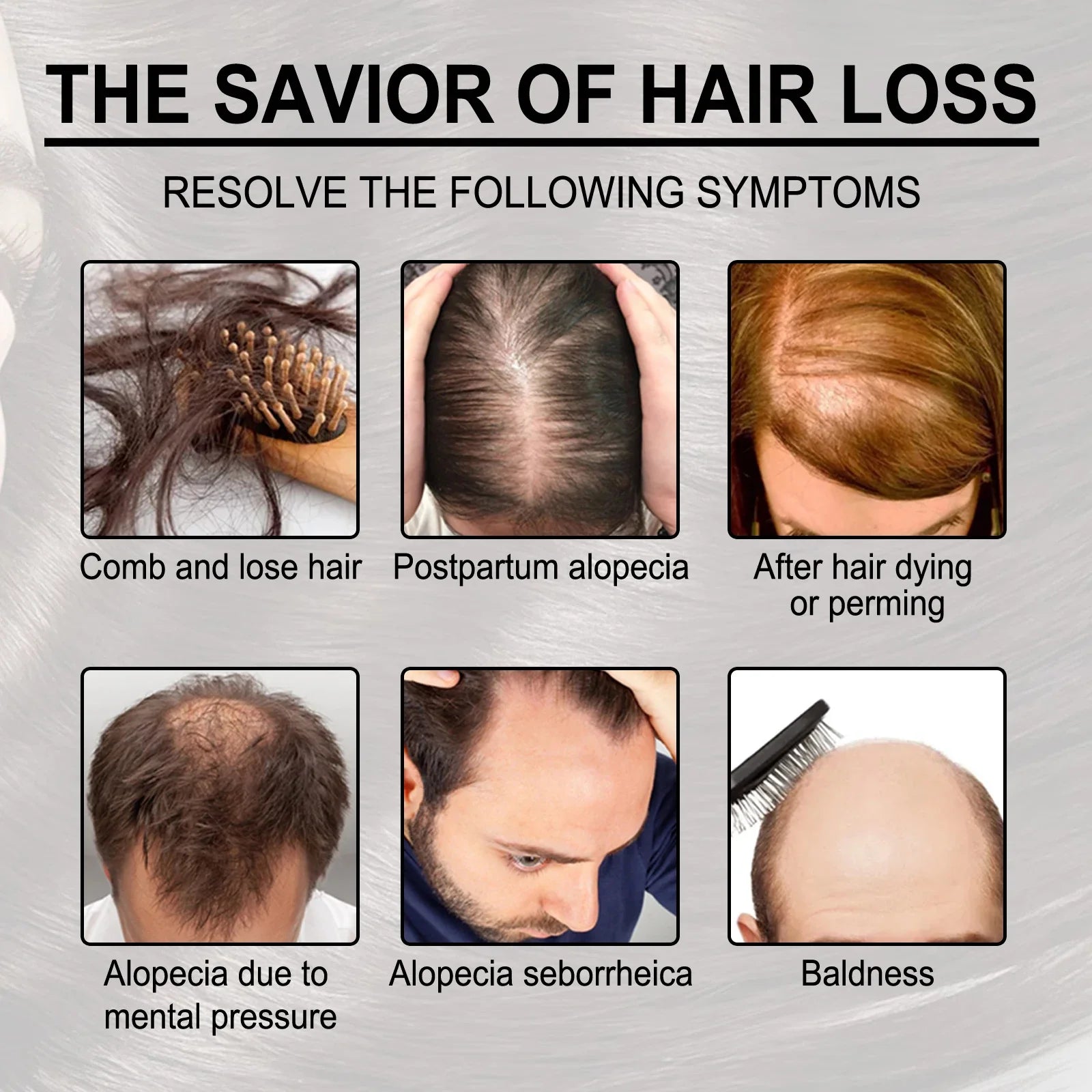 Fast Hair Growth Set Batana Oil Traction Alopecia Hair Mask Anti Break Loss Hair Growth Oil Baldness Treatment Hair Health Care